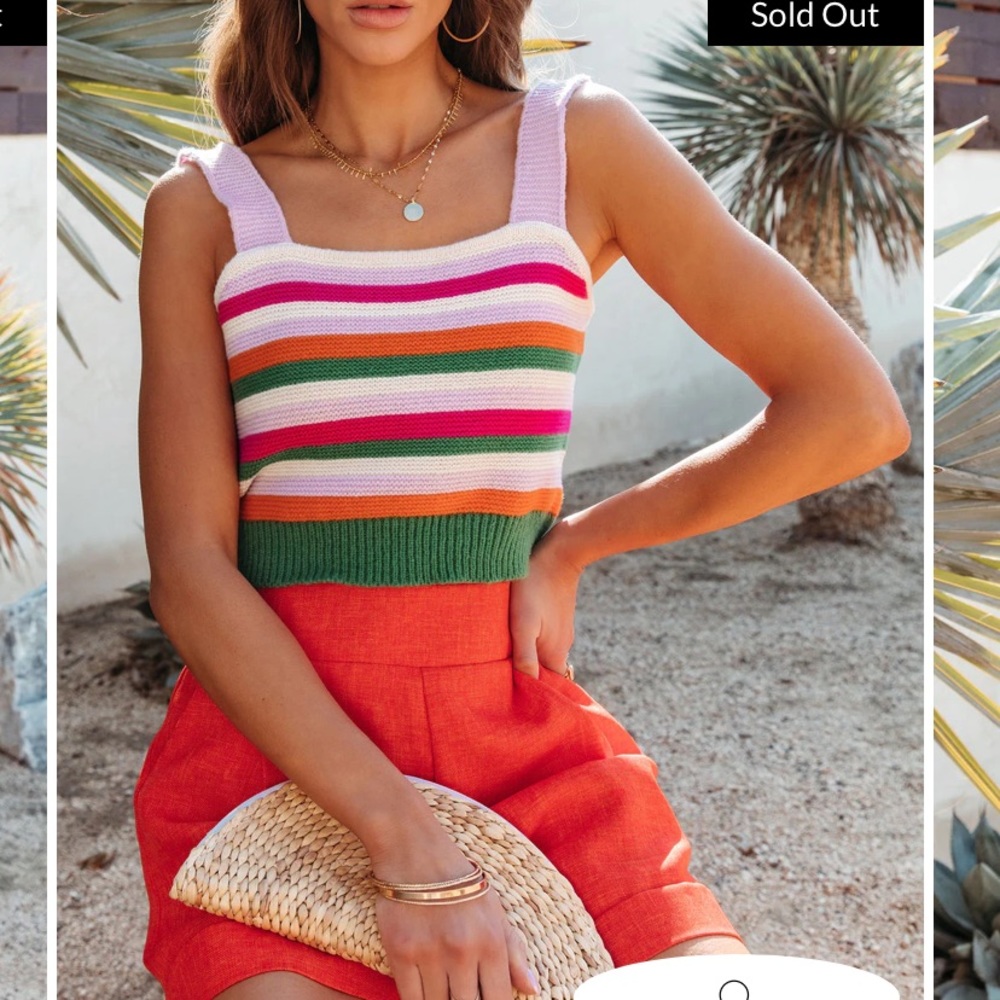 VICI DOLLS KNIT CROP TOP